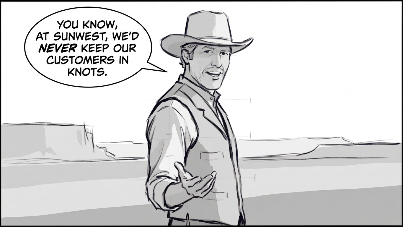 Comedy - Speech Bubbles - storyboard frame 9 by Dakota Warren